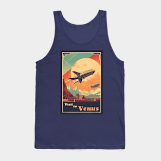 Venus Adventure Vintage Travel Poster Tank Top